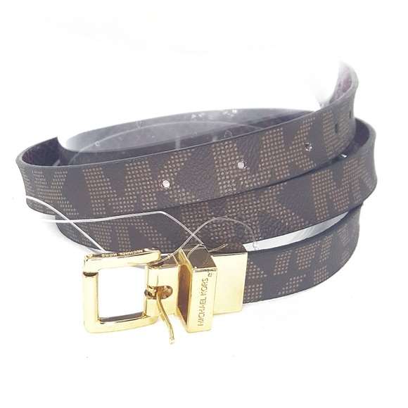 ⬇️ $35 Michael Kors Double Sided Belt MK Logo - Picture 5 of 8